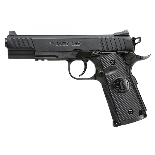 ASG STI Duty One CO2 Luftpistole Kal. 4,5mm BB Non Blowback Metallschlitten schwarz
