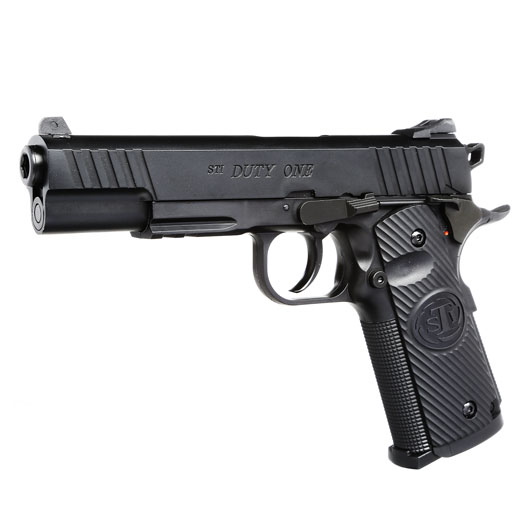 ASG STI Duty One CO2 Luftpistole Kal. 4,5mm BB Non Blowback Metallschlitten schwarz Bild 1