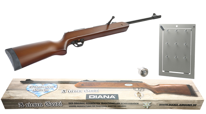 Diana Oktoberfestgewehr Repetier-Luftgewehr Kal. 4,4 mm Stahl-BB Holzschaft Bild 11