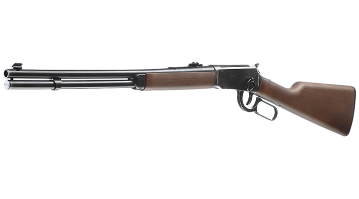 Legends Cowboy Rifle Luftgewehr Kal. 4,5 mm BB + Stahl-BBs + Kugelkasten + Schiescheiben + CO2 Kapseln Bild 1