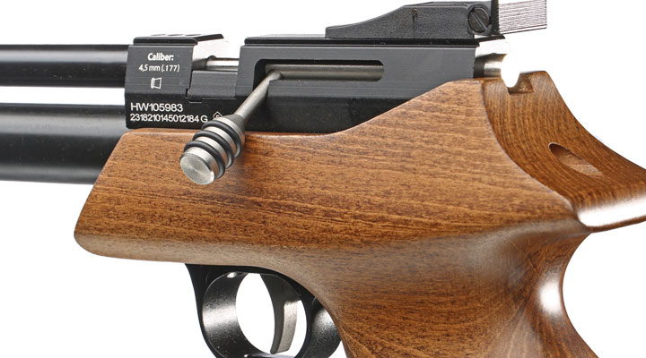 Diana Bandit Pressluftpistole PCP Kal. 4,5 mm Diabolo Buchenholz inkl. Schalldmpfer Bild 3