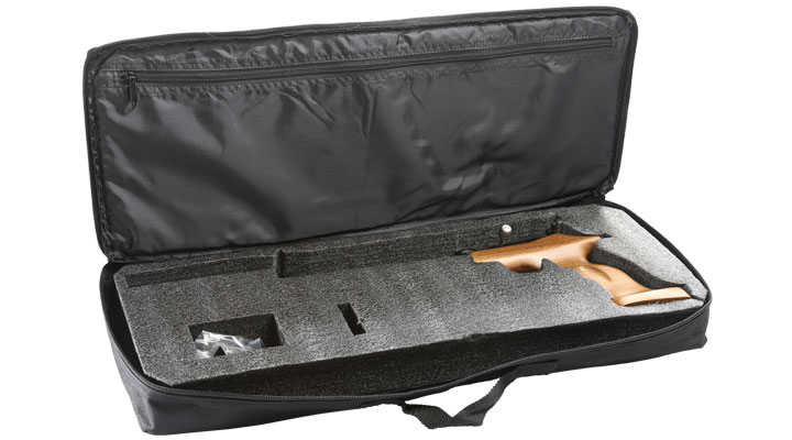Diana Bandit Pressluftpistole PCP Kal. 4,5 mm Diabolo Buchenholz inkl. Schalldmpfer Bild 9