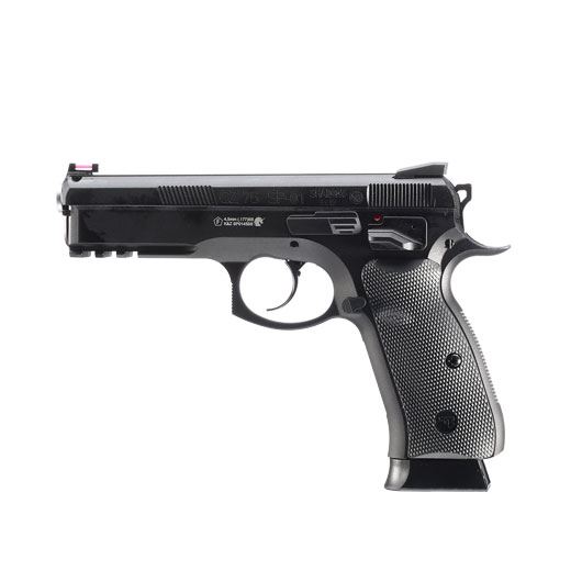 ASG CZ 75 SP-01 Shadow CO2 Luftpistole Kal. 4,5mm BB Vollmetall Blowback schwarz