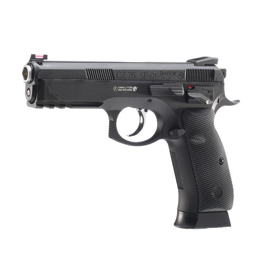 ASG CZ 75 SP-01 Shadow CO2 Luftpistole Kal. 4,5mm BB Vollmetall Blowback schwarz Bild 1