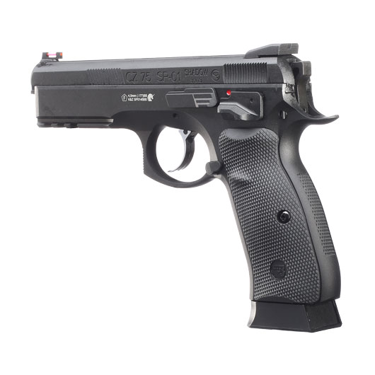 ASG CZ 75 SP-01 Shadow CO2 Luftpistole Kal. 4,5mm BB Vollmetall Blowback schwarz Bild 2