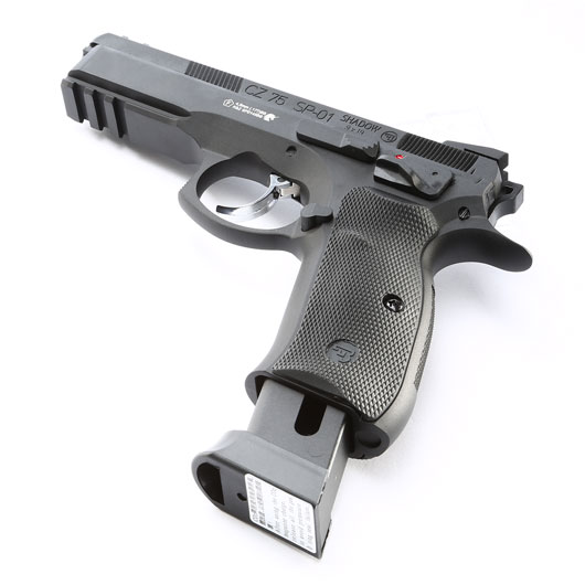 ASG CZ 75 SP-01 Shadow CO2 Luftpistole Kal. 4,5mm BB Vollmetall Blowback schwarz Bild 6