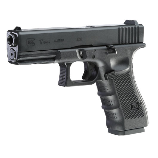 Glock 17 Gen. 4 CO2 Luftpistole Kal. 4,5 mm BB schwarz Metallschlitten Bild 1