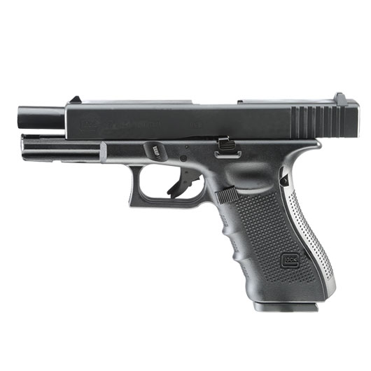 Glock 17 Gen. 4 CO2 Luftpistole Kal. 4,5 mm BB schwarz Metallschlitten Bild 3