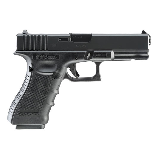 Glock 17 Gen. 4 CO2 Luftpistole Kal. 4,5 mm BB schwarz Metallschlitten Bild 5