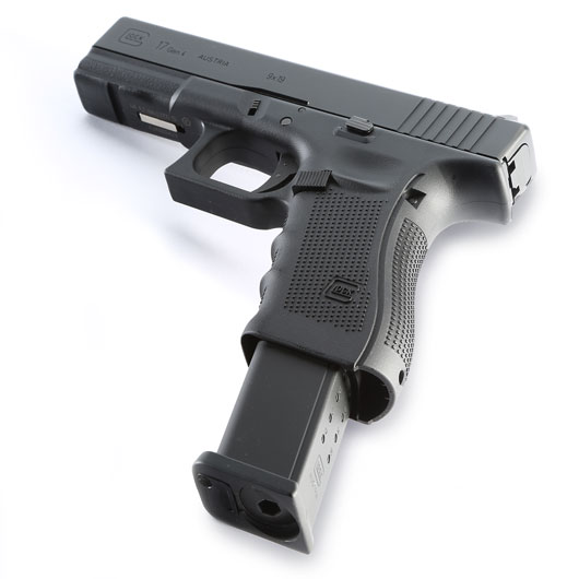 Glock 17 Gen. 4 CO2 Luftpistole Kal. 4,5 mm BB schwarz Metallschlitten Bild 6