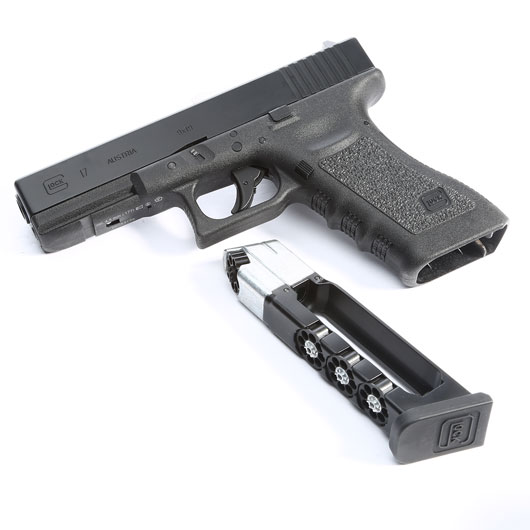 Glock 17 Gen. 3 CO2-Pistole Kal. 4,5 mm Diabolo/Stahl-BB inkl. Glock Pistolenkoffer Bild 5