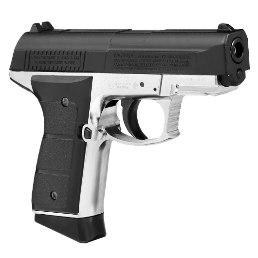Daisy Mod. 5501 Powerline CO2 Luftpistole Kal. 4,5 mm BB Blowback Metallschlitten schwarz/silber Bild 6
