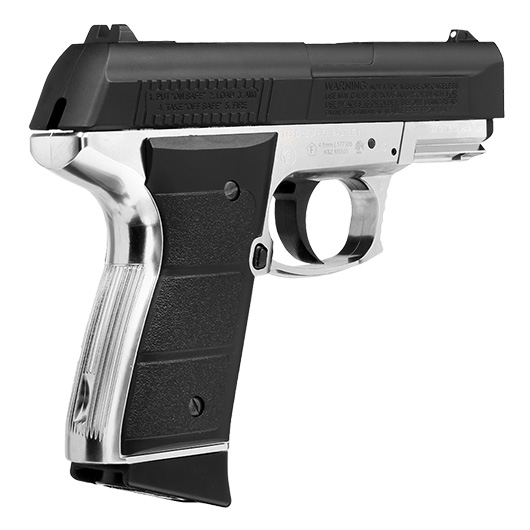 Daisy Mod. 5501 Powerline CO2 Luftpistole Kal. 4,5 mm BB Blowback Metallschlitten schwarz/silber Bild 7
