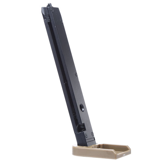 Glock 19X CO2 NBB Magazin 19 Schuss 4,5 mm BB FDE