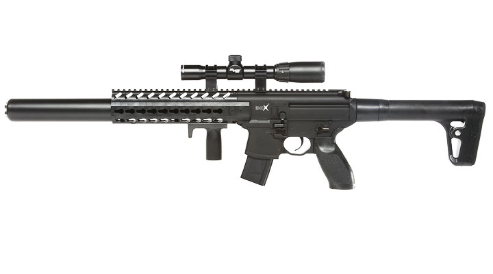 Sig Sauer MCX CO2-Luftgewehr 4,5mm Diabolo schwarz inkl. Sig Sauer 1-4x24WR Zielfernrohr