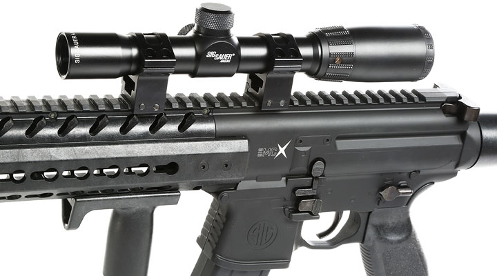 Sig Sauer MCX CO2-Luftgewehr 4,5mm Diabolo schwarz inkl. Sig Sauer 1-4x24WR Zielfernrohr Bild 10