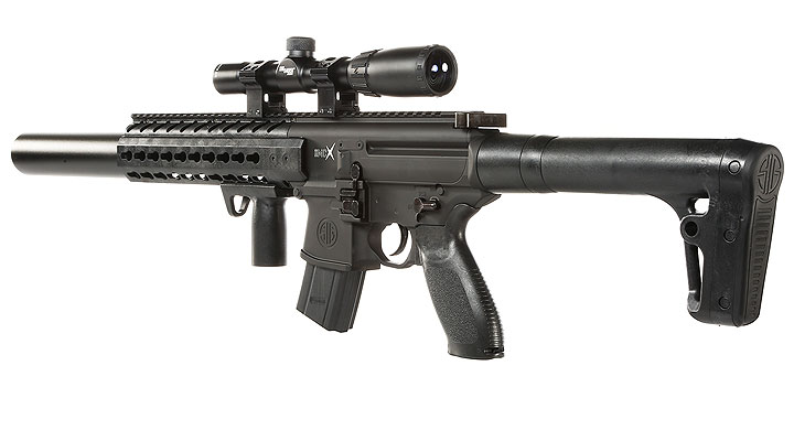 Sig Sauer MCX CO2-Luftgewehr 4,5mm Diabolo schwarz inkl. Sig Sauer 1-4x24WR Zielfernrohr Bild 2