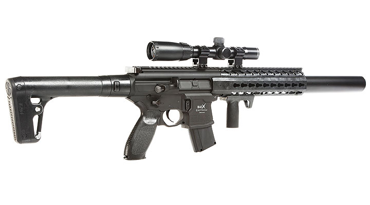 Sig Sauer MCX CO2-Luftgewehr 4,5mm Diabolo schwarz inkl. Sig Sauer 1-4x24WR Zielfernrohr Bild 5