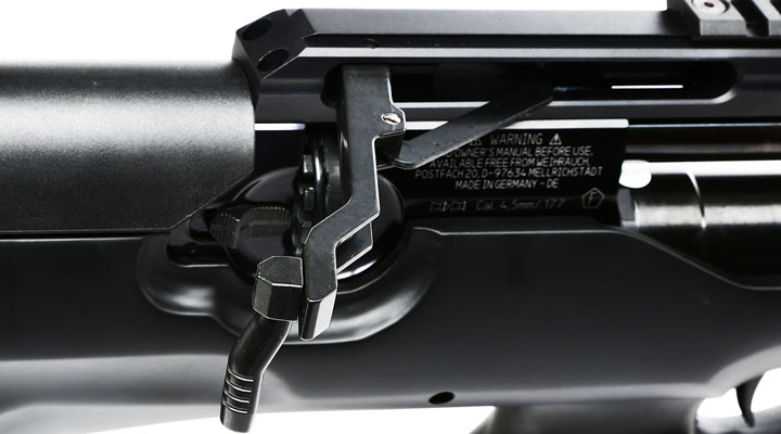 Weihrauch HW 100 BP-K 4,5mm Diabolo Pressluftgewehr inkl. Schalldmpfer Bild 8