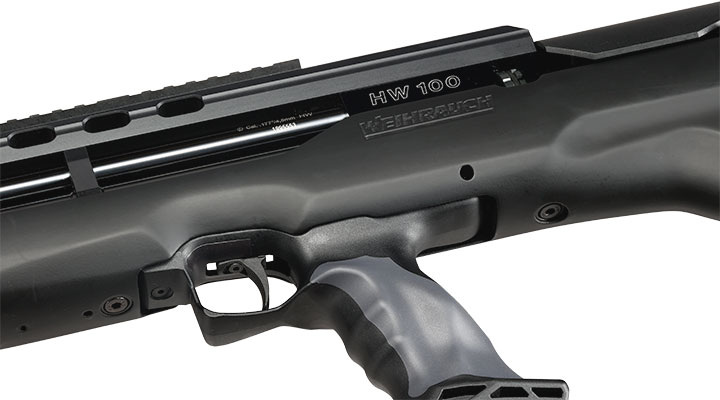 Weihrauch HW 100 BP-K Pressluftgewehr 4,5mm Diabolo mit 2x 14-Schuss Magazin schwarz Bild 7