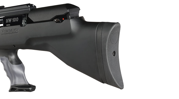 Weihrauch HW 100 BP-K Pressluftgewehr 4,5mm Diabolo mit 2x 14-Schuss Magazin schwarz Bild 8
