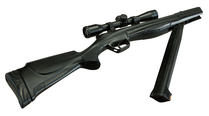 Stoeger RX20 S3 Combo Luftgewehr Set Kal. 4,5 mm Diabolo schwarz inkl. Schalld�mpfer u. Zielfernrohr 4x32 Bild 10
