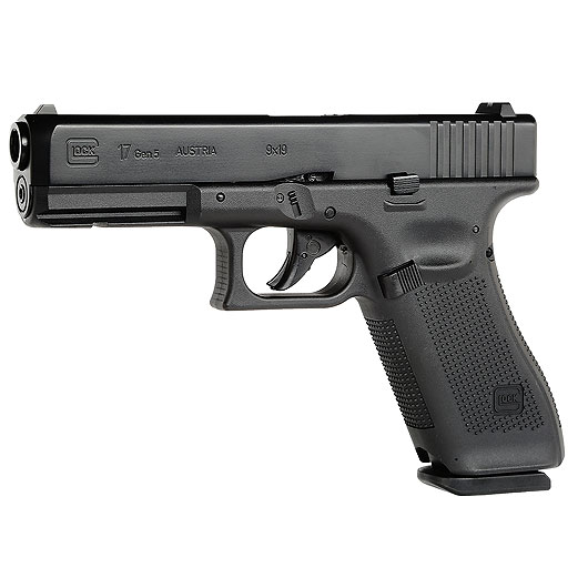 Glock 17 Gen5 Luftpistole CO2 Blowback Kal. 4,5 mm BB Metallschlitten schwarz Bild 1