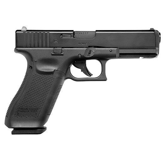 Glock 17 Gen5 Luftpistole CO2-Blowback Kal. 4,5 mm Stahl-BB Metallschlitten schwarz Bild 3