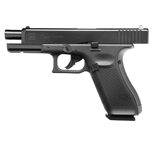 Glock 17 Gen5 Luftpistole CO2 Blowback Kal. 4,5 mm BB Metallschlitten schwarz Bild 6
