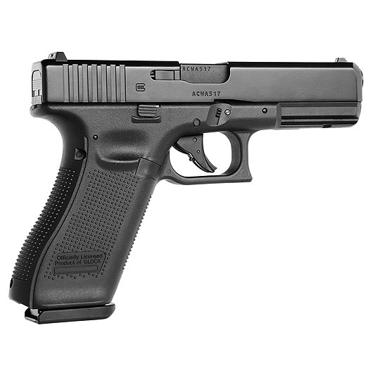 Glock 17 Gen5 Luftpistole CO2 Blowback Kal. 4,5 mm BB Metallschlitten schwarz Bild 8