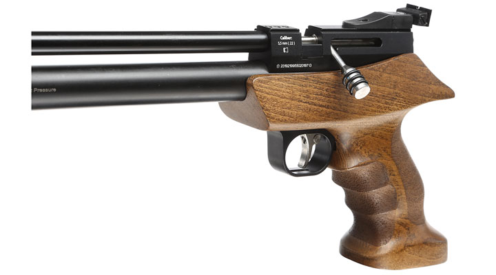 Diana Bandit Pressluftpistole PCP Kal. 5,5 mm Diabolo Buchenholz inkl. Schalldmpfer Bild 7