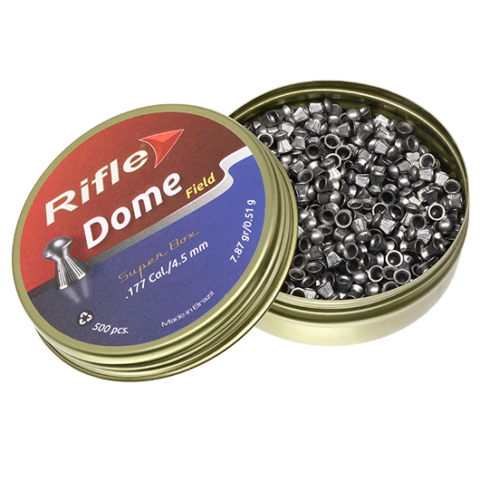 Rifle Rundkopf-Diabolos Dome Kaliber 4,5mm (.177) 500 St�ck geriffelt Bild 2