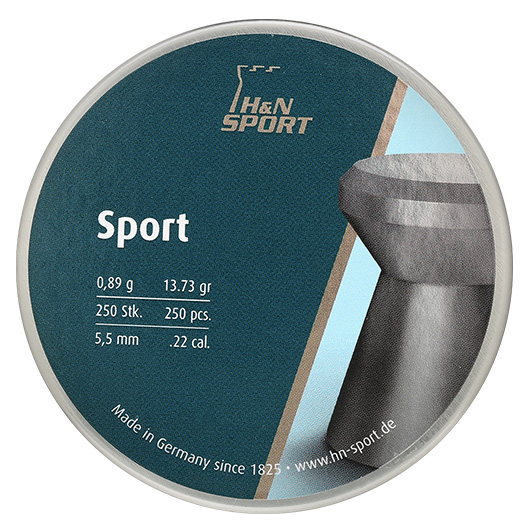 H&N Sport Flachkopf-Diabolos Kaliber 5,5mm (.22) 250 Stck Bild 3