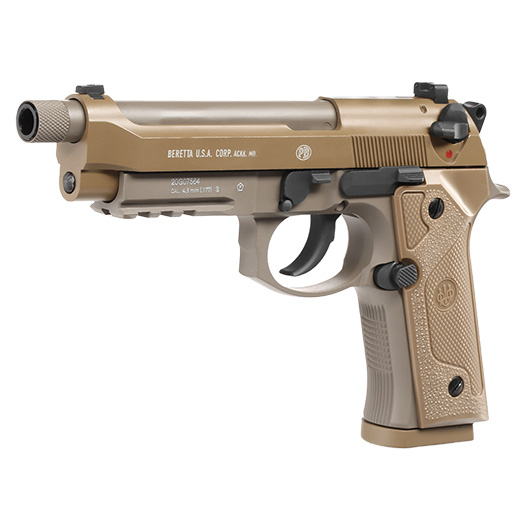 Beretta M9 A3 CO2 Luftpistole Kal. 4,5 mm BB FDE Vollmetall Bild 1