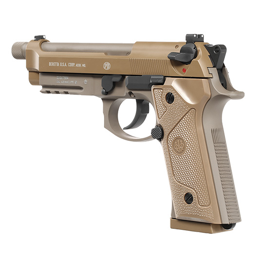 Beretta M9 A3 CO2 Luftpistole Kal. 4,5 mm BB FDE Vollmetall Bild 2