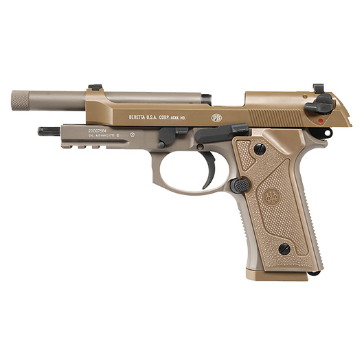 Beretta M9 A3 CO2 Luftpistole Kal. 4,5 mm BB FDE Vollmetall Bild 4