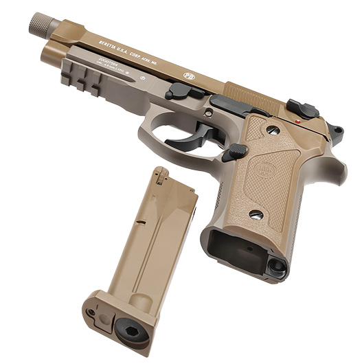 Beretta M9 A3 CO2 Luftpistole Kal. 4,5 mm BB FDE Vollmetall Bild 5