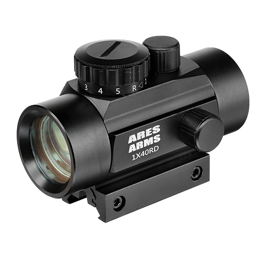 Ares Arms Red Dot 1x40 Leuchtpunktzielgerät für 11mm und Weaverschiene