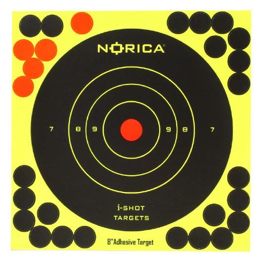 Norica Klebe-Zielscheiben i-Shot Targets 20 cm 25 Stck