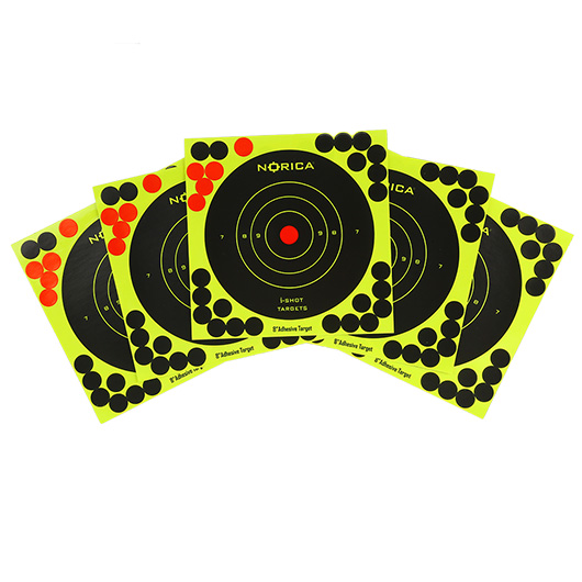 Norica Klebe-Zielscheiben i-Shot Targets 20 cm 25 Stck Bild 1