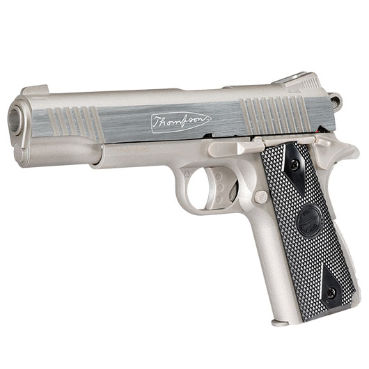 Thompson/KWC 1911 CO2 Luftpistole Kal. 4,5mm Diabolo Metallschlitten silber Bild 1