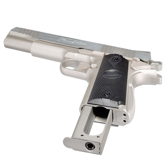 Thompson/KWC 1911 CO2 Luftpistole Kal. 4,5mm Diabolo Metallschlitten silber Bild 4