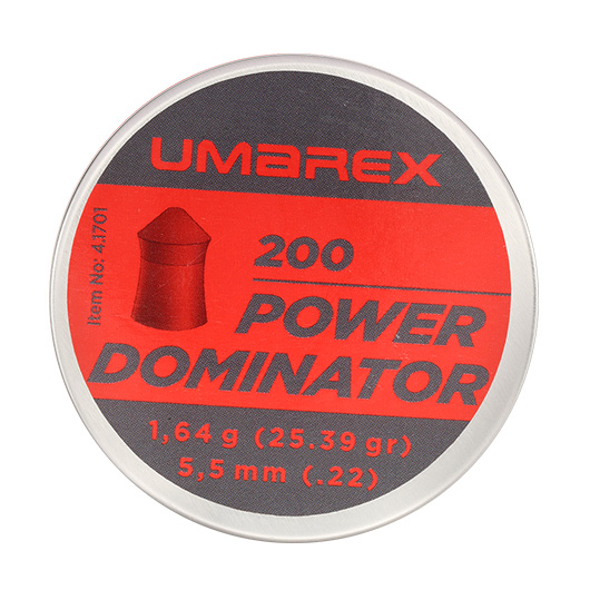 Umarex Power Dominator Diabolo Kal. 5,5mm 1,64g 200er Dose Bild 3