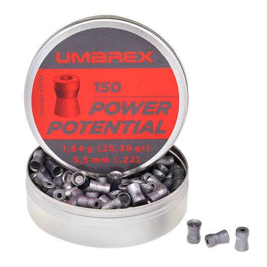 Umarex Power Potential Diabolo Kal. 5,5mm 1,64g 150er Dose