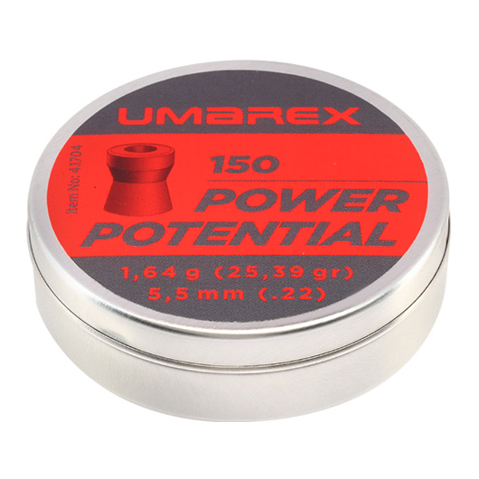 Umarex Power Potential Diabolo Kal. 5,5mm 1,64g 150er Dose Bild 1