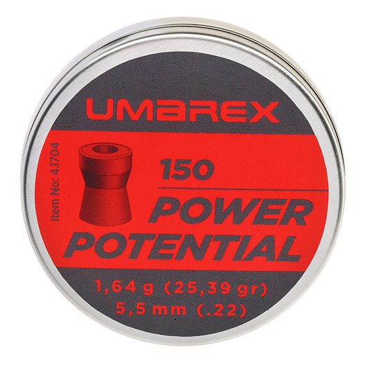 Umarex Power Potential Diabolo Kal. 5,5mm 1,64g 150er Dose Bild 3