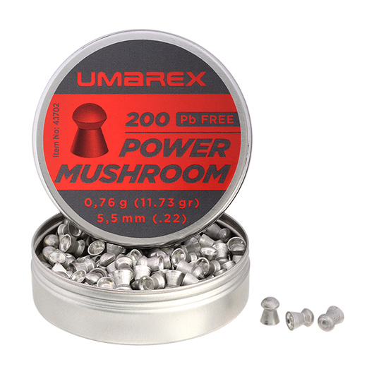 Umarex Power Mushroom Diabolo Kal. 5,5mm 0,76 g 200er Dose