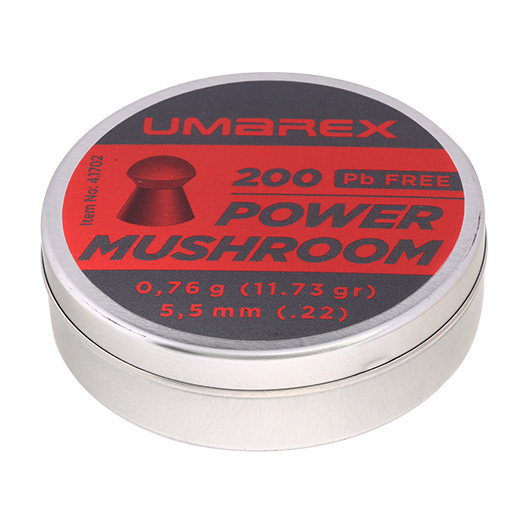 Umarex Power Mushroom Diabolo Kal. 5,5mm 0,76 g 200er Dose Bild 1