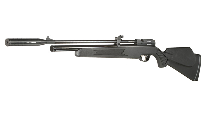 Diana Stormrider Pressluftgewehr Kal. 5,5mm Diabolo inkl. Schalldmpfer, Regulator & Magazin schwarz Bild 1