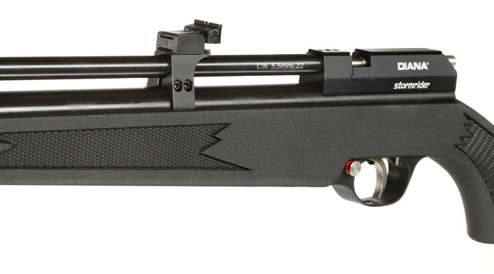 Diana Stormrider Pressluftgewehr Kal. 5,5mm Diabolo inkl. Schalldmpfer, Regulator & Magazin schwarz Bild 9